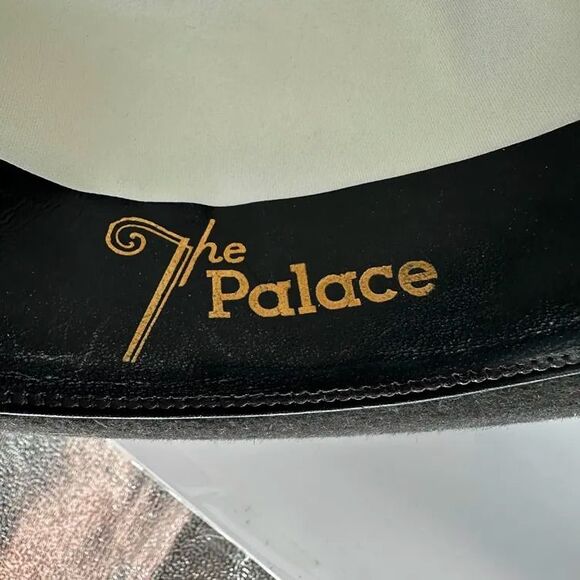 VINTAGE Size 7 Dobbs Fifth Avenue The Palace Fedora Hat Black Felt Wool USA Made - Picture 10 of 10